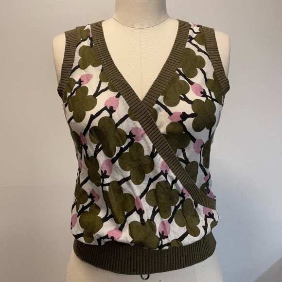 Erotokritos Wrap Top (NWOT) – Olive Size 1 - Picture 4 of 8